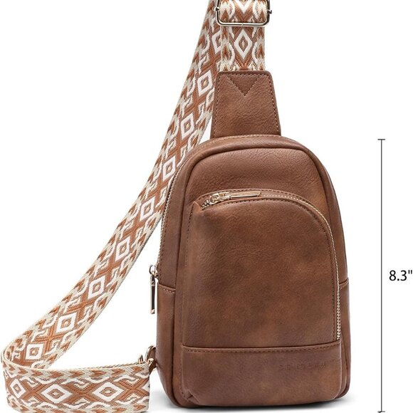 Versatile Women's Sling Bag - Lightweight Travel Companion with Adjustable Strap - Picture 5 of 6